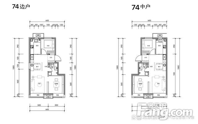 宸悦国际，约57-138㎡户型图，奥北别墅区低密洋房@售楼处-房产资讯-房天下